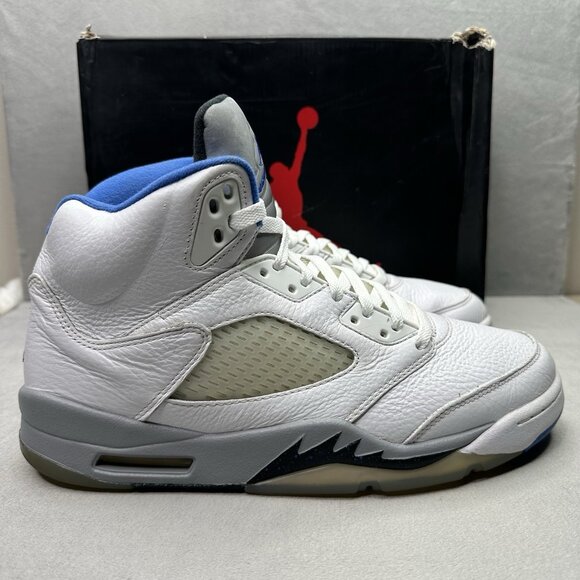 Jordan Other - Mens Size 10.5 Air Jordan 5 Retro White Stealth 2.0 Shoes DD0587-140 2021